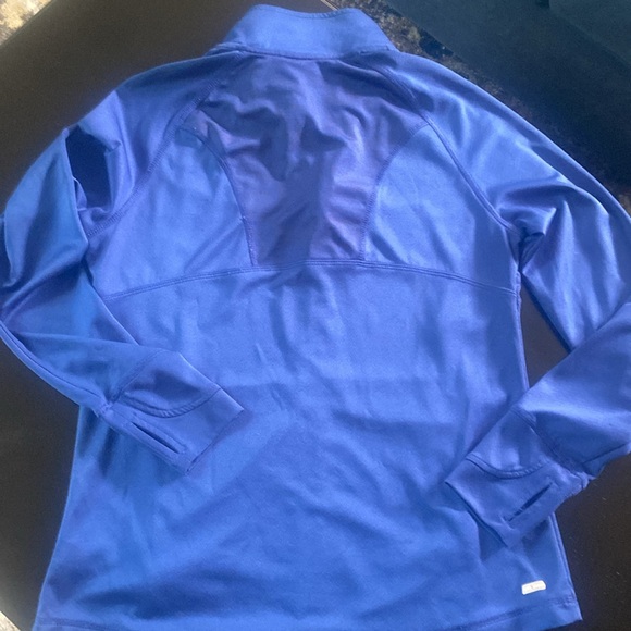 Danskin Dri More Full Zip Royal Blue Jacket pickleball Sz 8-10 - Picture 5 of 7